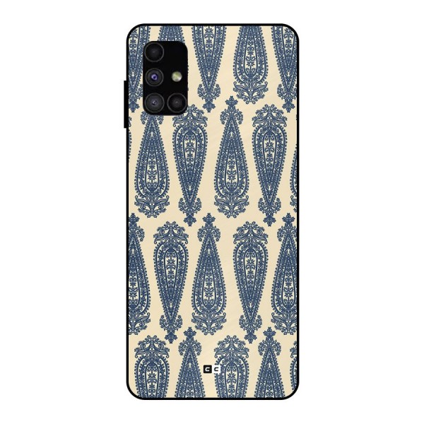 Kalamkari Design Metal Back Case for Galaxy M51