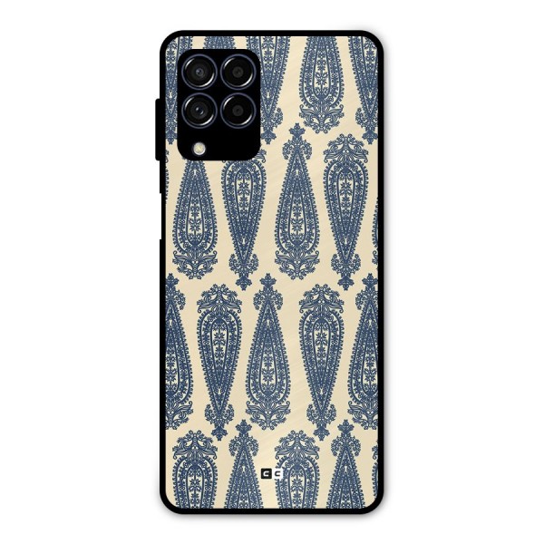 Kalamkari Design Metal Back Case for Galaxy M53 5G