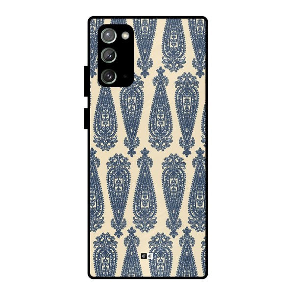 Kalamkari Design Metal Back Case for Galaxy Note 20