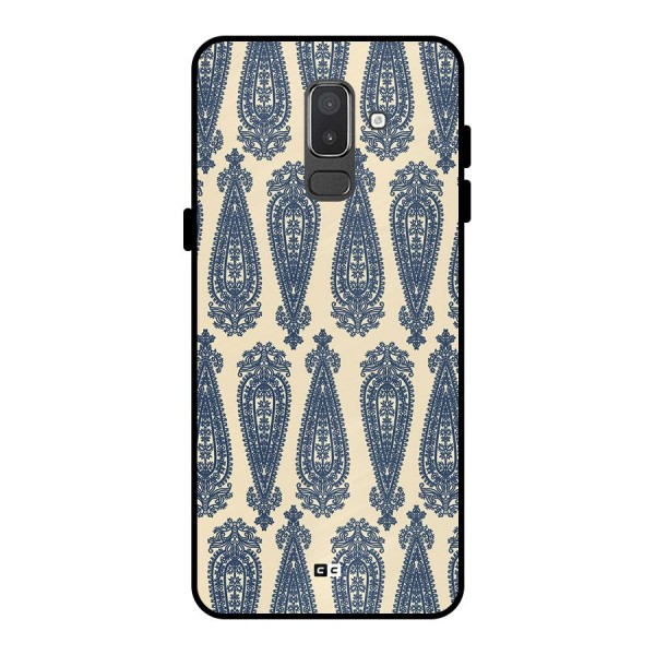 Kalamkari Design Metal Back Case for Galaxy On8 (2018)