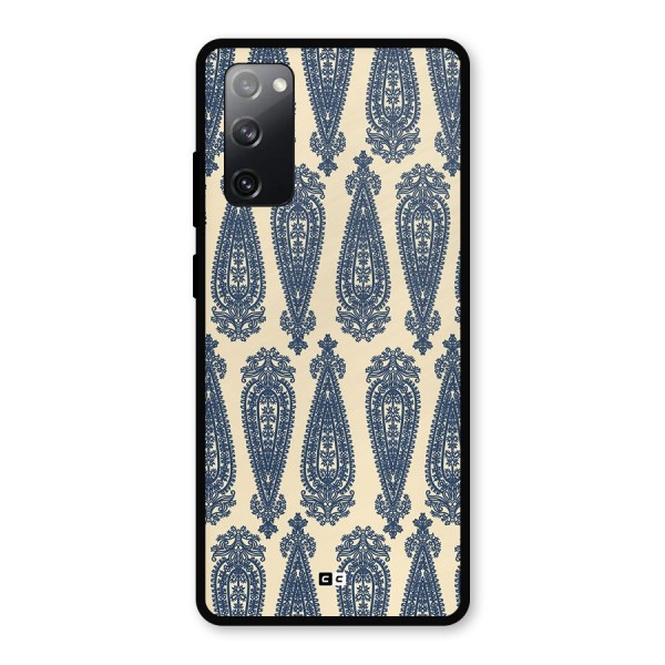 Kalamkari Design Metal Back Case for Galaxy S20 FE