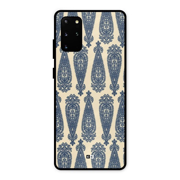 Kalamkari Design Metal Back Case for Galaxy S20 Plus