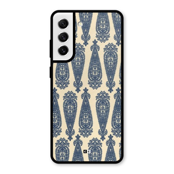 Kalamkari Design Metal Back Case for Galaxy S21 FE 5G