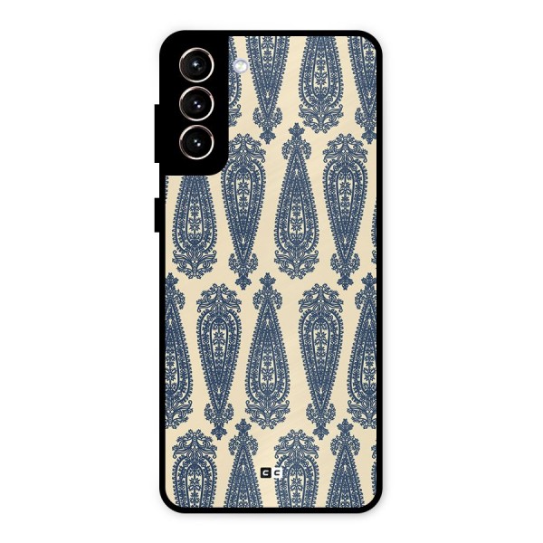 Kalamkari Design Metal Back Case for Galaxy S21 Plus