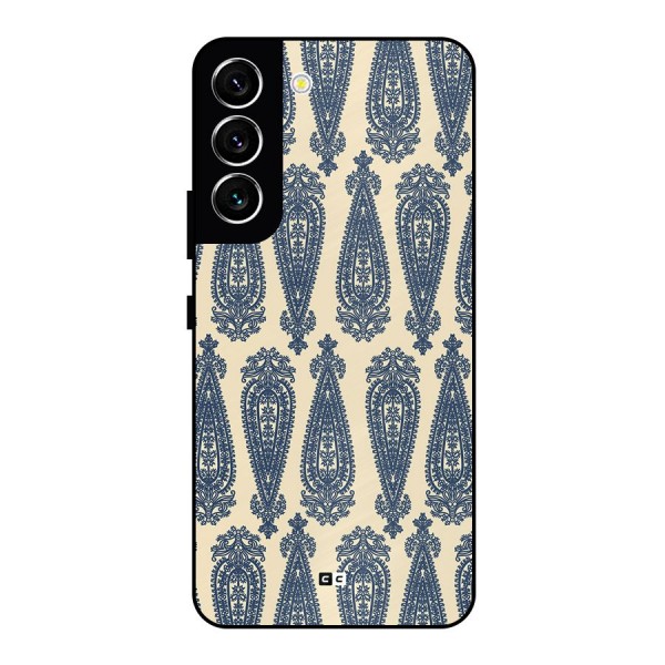 Kalamkari Design Metal Back Case for Galaxy S22 5G