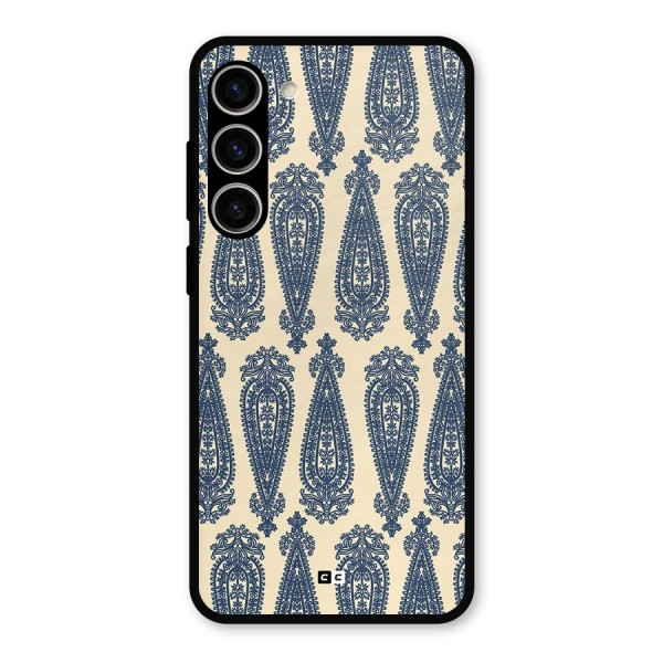 Kalamkari Design Metal Back Case for Galaxy S23 Plus