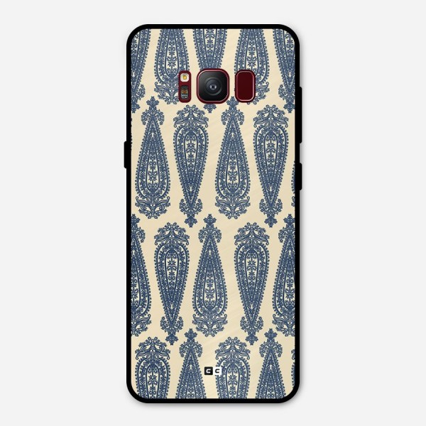 Kalamkari Design Metal Back Case for Galaxy S8