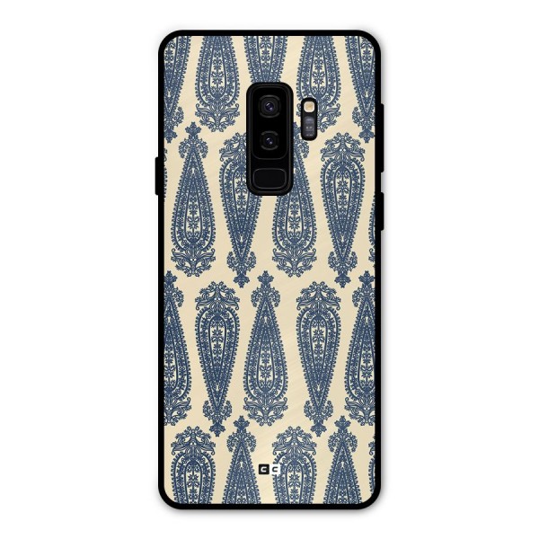 Kalamkari Design Metal Back Case for Galaxy S9 Plus