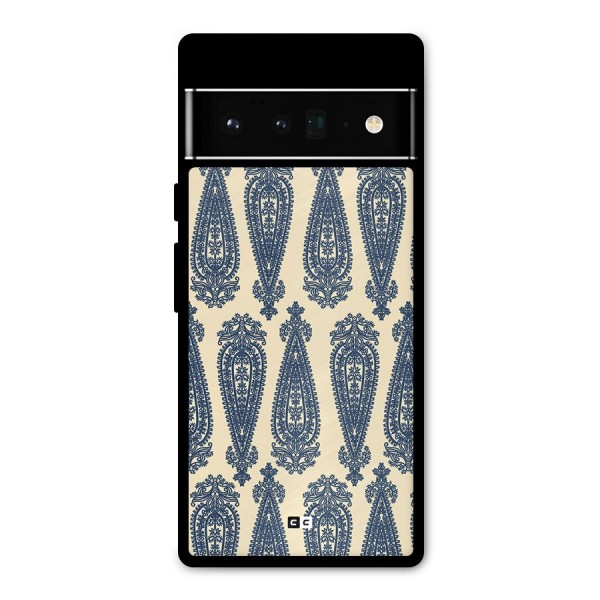 Kalamkari Design Metal Back Case for Google Pixel 6 Pro