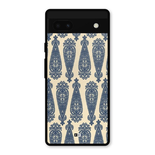 Kalamkari Design Metal Back Case for Google Pixel 6a