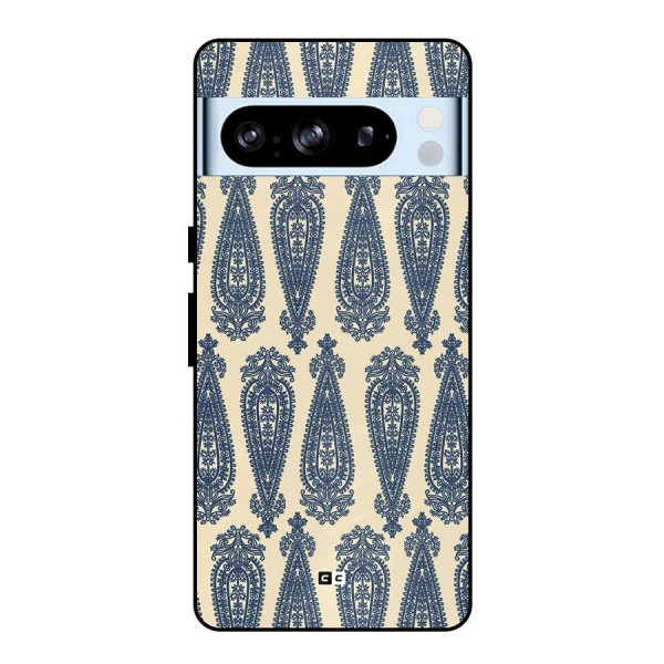 Kalamkari Design Metal Back Case for Google Pixel 8 Pro