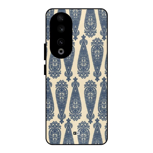 Kalamkari Design Metal Back Case for Honor 90