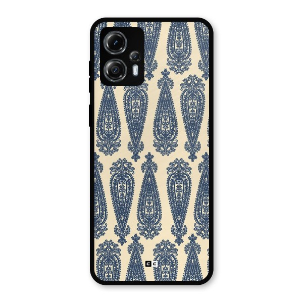 Kalamkari Design Metal Back Case for Moto G13