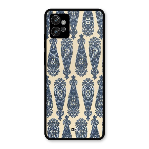 Kalamkari Design Metal Back Case for Moto G32