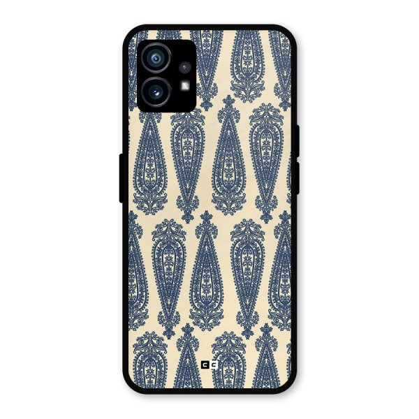 Kalamkari Design Metal Back Case for Nothing Phone 1