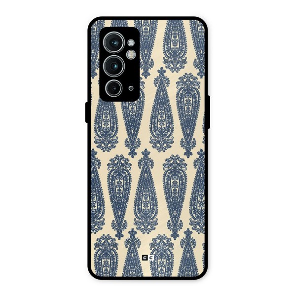 Kalamkari Design Metal Back Case for OnePlus 9RT 5G