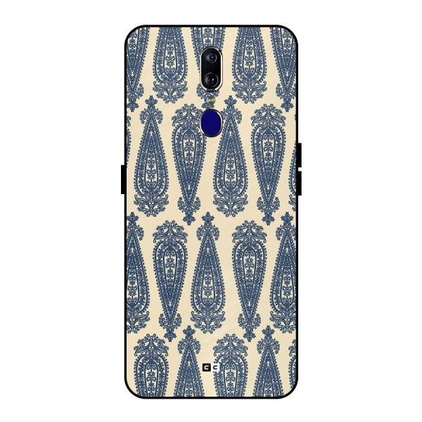 Kalamkari Design Metal Back Case for Oppo F11