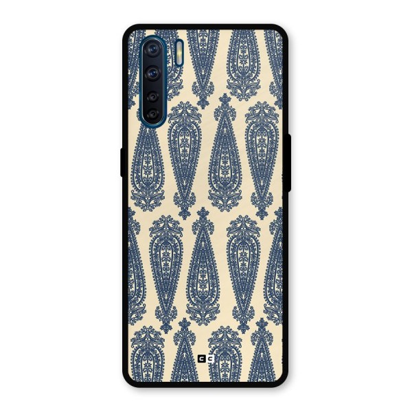 Kalamkari Design Metal Back Case for Oppo F15