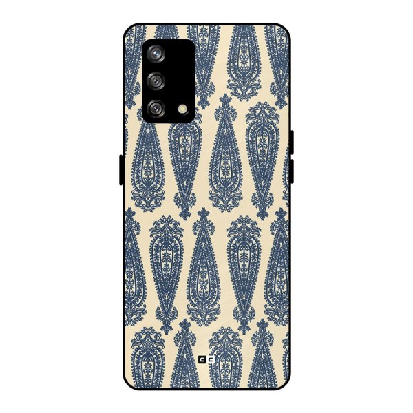 Kalamkari Design Metal Back Case for Oppo F19