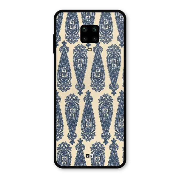 Kalamkari Design Metal Back Case for Poco M2