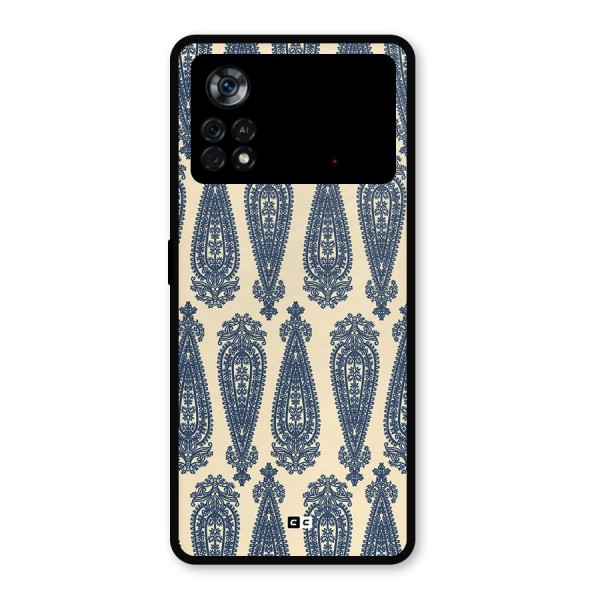 Kalamkari Design Metal Back Case for Poco X4 Pro 5G