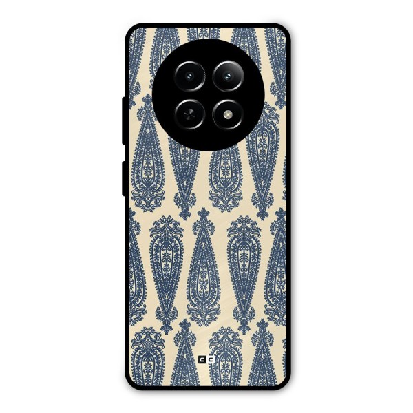 Kalamkari Design Metal Back Case for Realme 12 5G