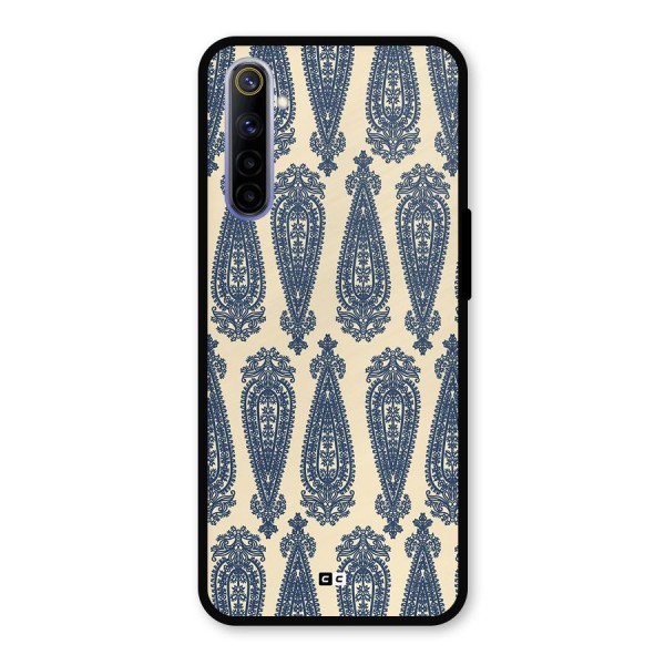 Kalamkari Design Metal Back Case for Realme 6