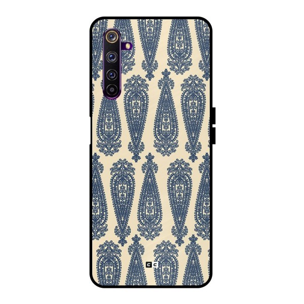 Kalamkari Design Metal Back Case for Realme 6 Pro