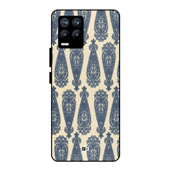 Kalamkari Design Metal Back Case for Realme 8