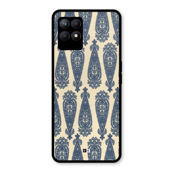 Kalamkari Design Metal Back Case for Realme 8i