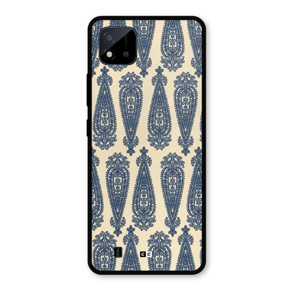 Kalamkari Design Metal Back Case for Realme C11 2021