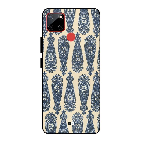 Kalamkari Design Metal Back Case for Realme C12