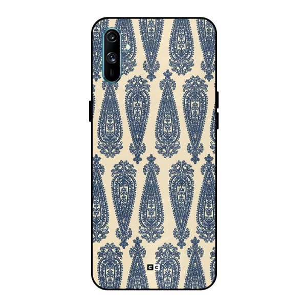 Kalamkari Design Metal Back Case for Realme C3