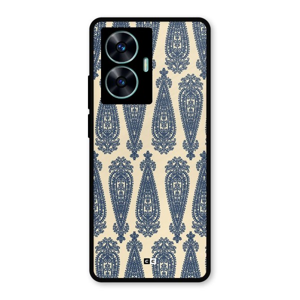 Kalamkari Design Metal Back Case for Realme C55