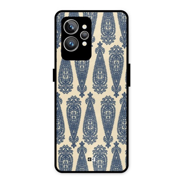 Kalamkari Design Metal Back Case for Realme GT2 Pro