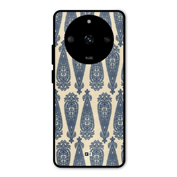 Kalamkari Design Metal Back Case for Realme Narzo 60 5G