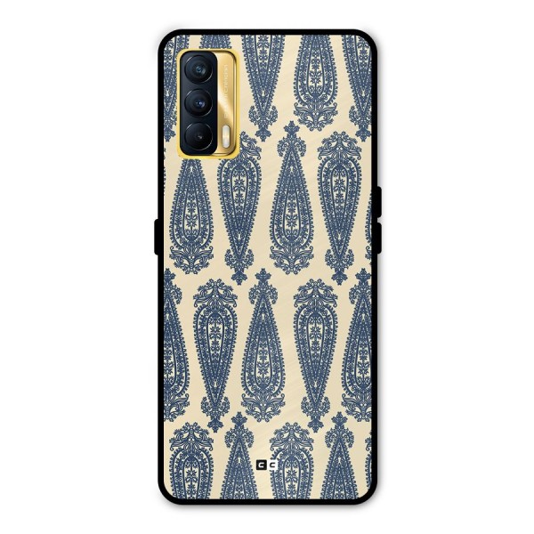 Kalamkari Design Metal Back Case for Realme X7