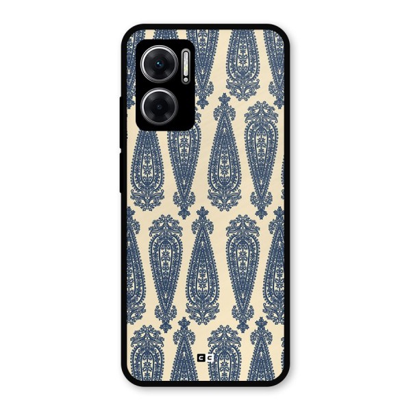 Kalamkari Design Metal Back Case for Redmi 11 Prime 5G