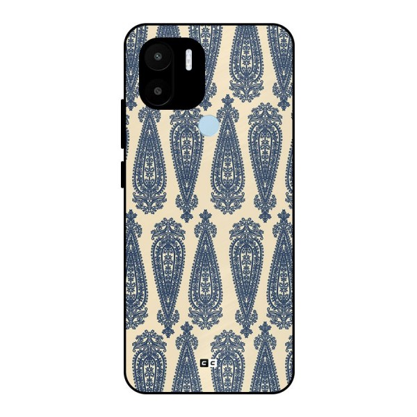 Kalamkari Design Metal Back Case for Redmi A2 Plus