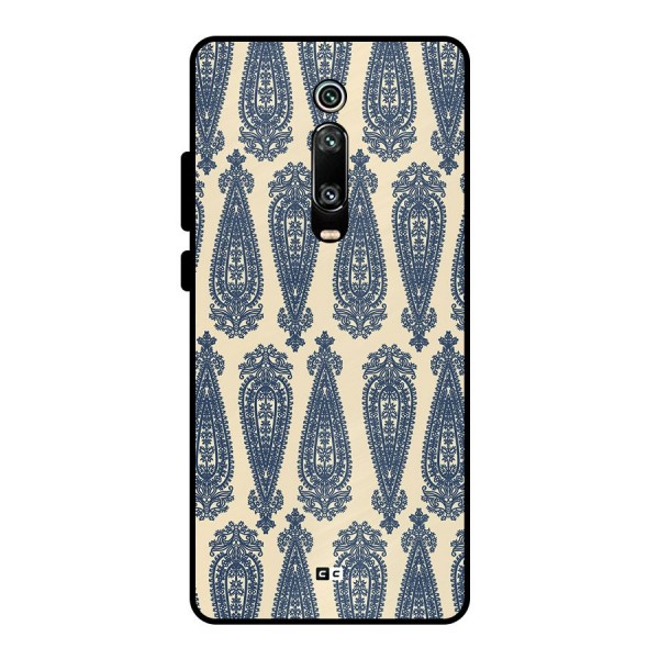 Kalamkari Design Metal Back Case for Redmi K20 Pro