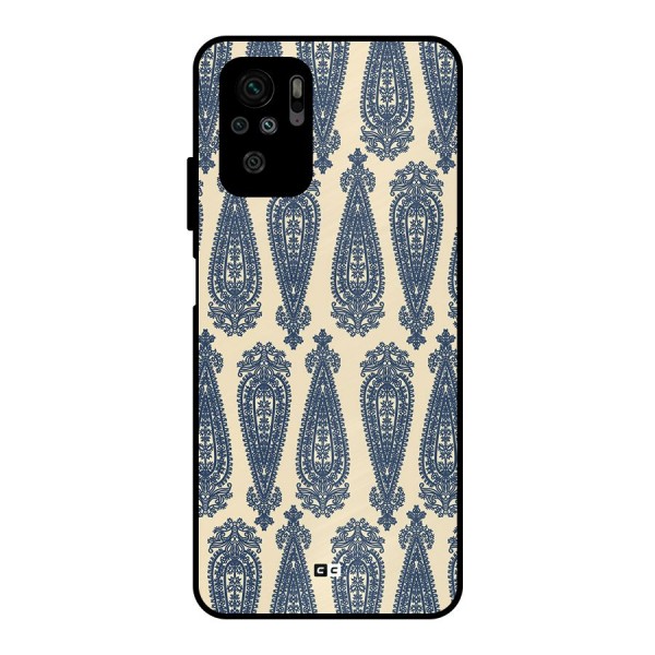 Kalamkari Design Metal Back Case for Redmi Note 10