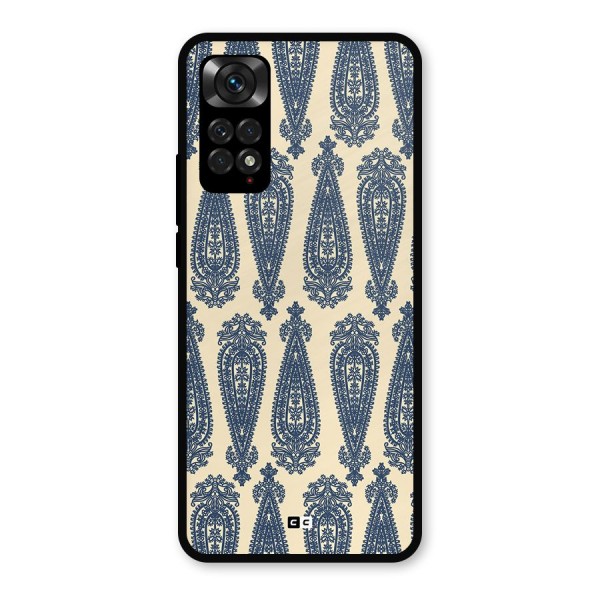 Kalamkari Design Metal Back Case for Redmi Note 11