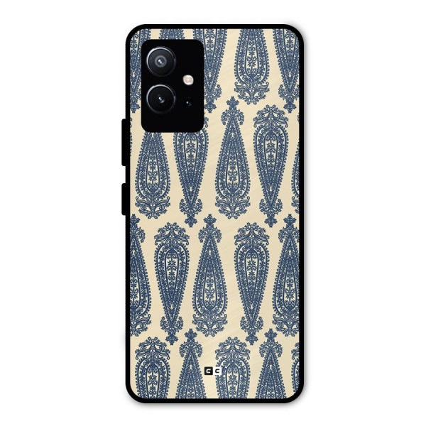 Kalamkari Design Metal Back Case for Vivo T1 5G