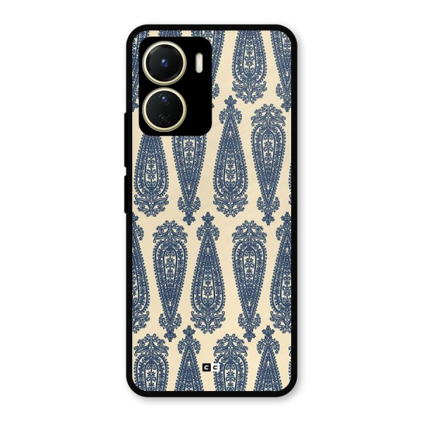 Kalamkari Design Metal Back Case for Vivo T2x