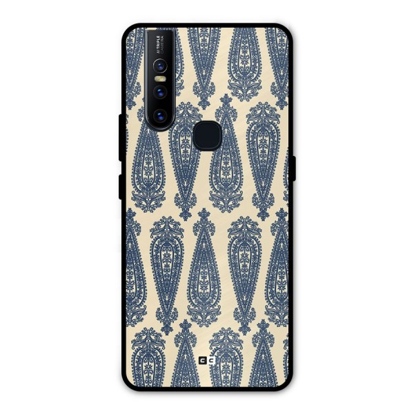 Kalamkari Design Metal Back Case for Vivo V15