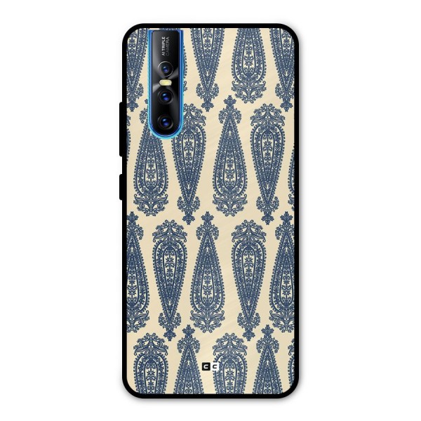 Kalamkari Design Metal Back Case for Vivo V15 Pro