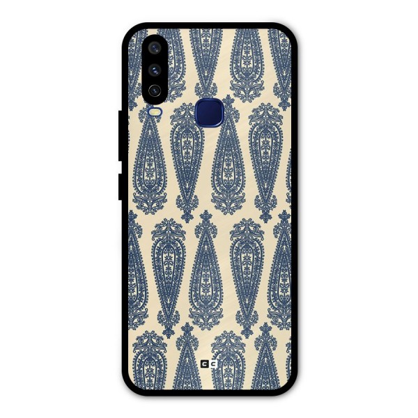 Kalamkari Design Metal Back Case for Vivo V17