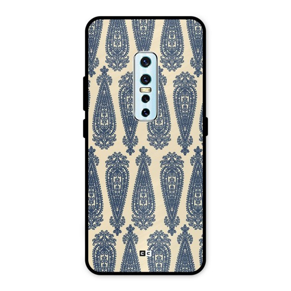 Kalamkari Design Metal Back Case for Vivo V17 Pro