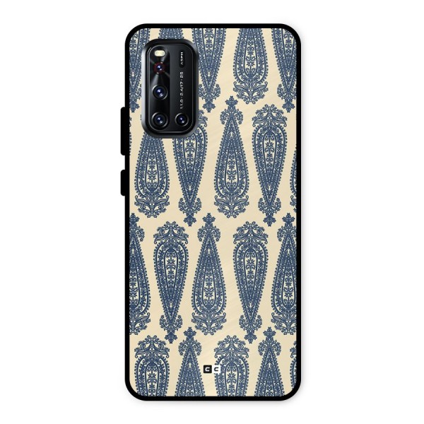 Kalamkari Design Metal Back Case for Vivo V19