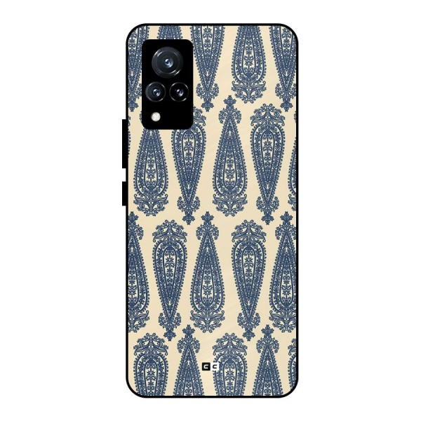 Kalamkari Design Metal Back Case for Vivo V21 5G